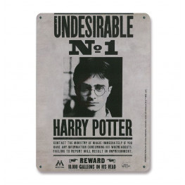 Harry Potter Tin Sign Undesirable No. 1 15 x 21 cm